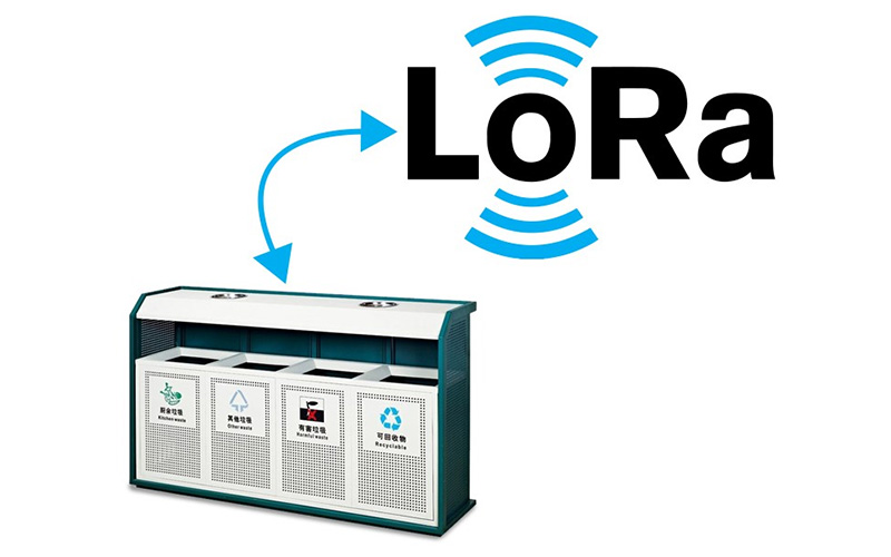 LoRa テクノロジーを使用したスマートゴミ箱