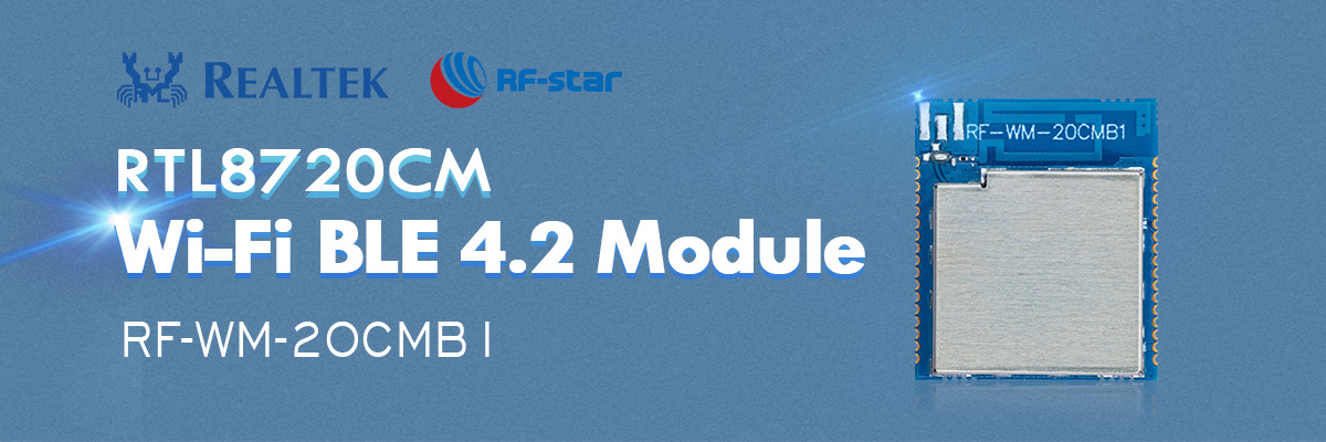 RTL8720CM Wi-Fi BLE 4.2 モジュール RF-WM-20CMB1