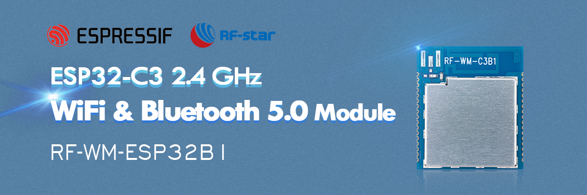 低電力 ESP32-C3 2.4 GHz WiFi および Bluetooth 5.0 モジュール RF-WM-ESP32B1