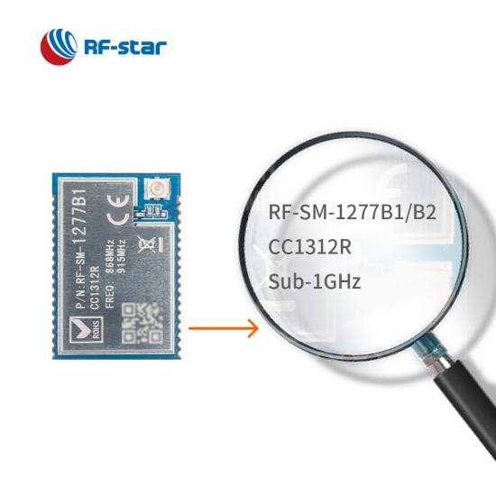 CC1312R Sub-1G Module Supporting  868 MHz 915 MHz 920 MHz
