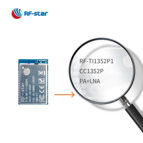 CC1352P Multiprotocol Module RF-TI1352P1 with multi-band Sub-1GHz and 2.4-GHz