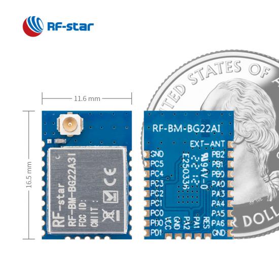 BLE5.2 SiliconLabs EFR32BG22 Module RF-BM-BG22A3I