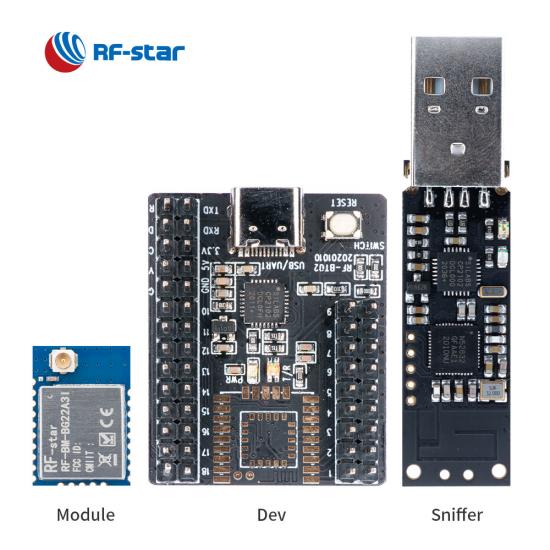 BLE5.2 SiliconLabs EFR32BG22 Module RF-BM-BG22A3I