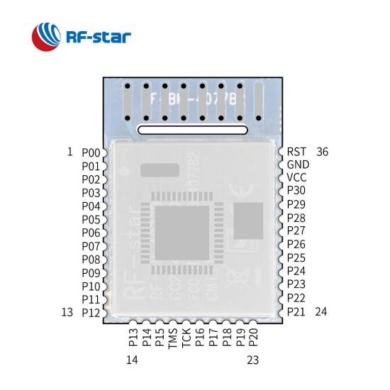 BLE5.0 CC2640R2F Q1 Module RF-BM-4077B2 for Automotive Applications